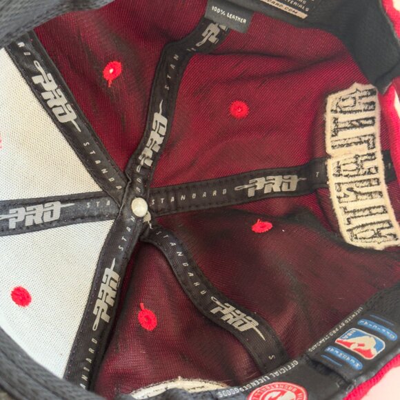 Atlanta Hawks NBA Cap hat strapback Pro Standard Leather Camo Vintage RARE - Picture 8 of 10